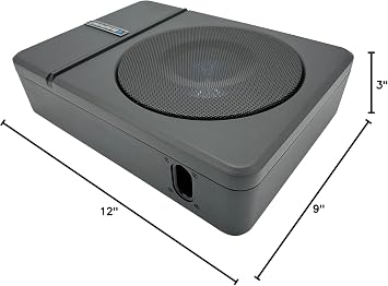 BLAUPUNKT GTHS81PRO 8 Amplified Subwoofer 320-Watts Active Flat Compact Design