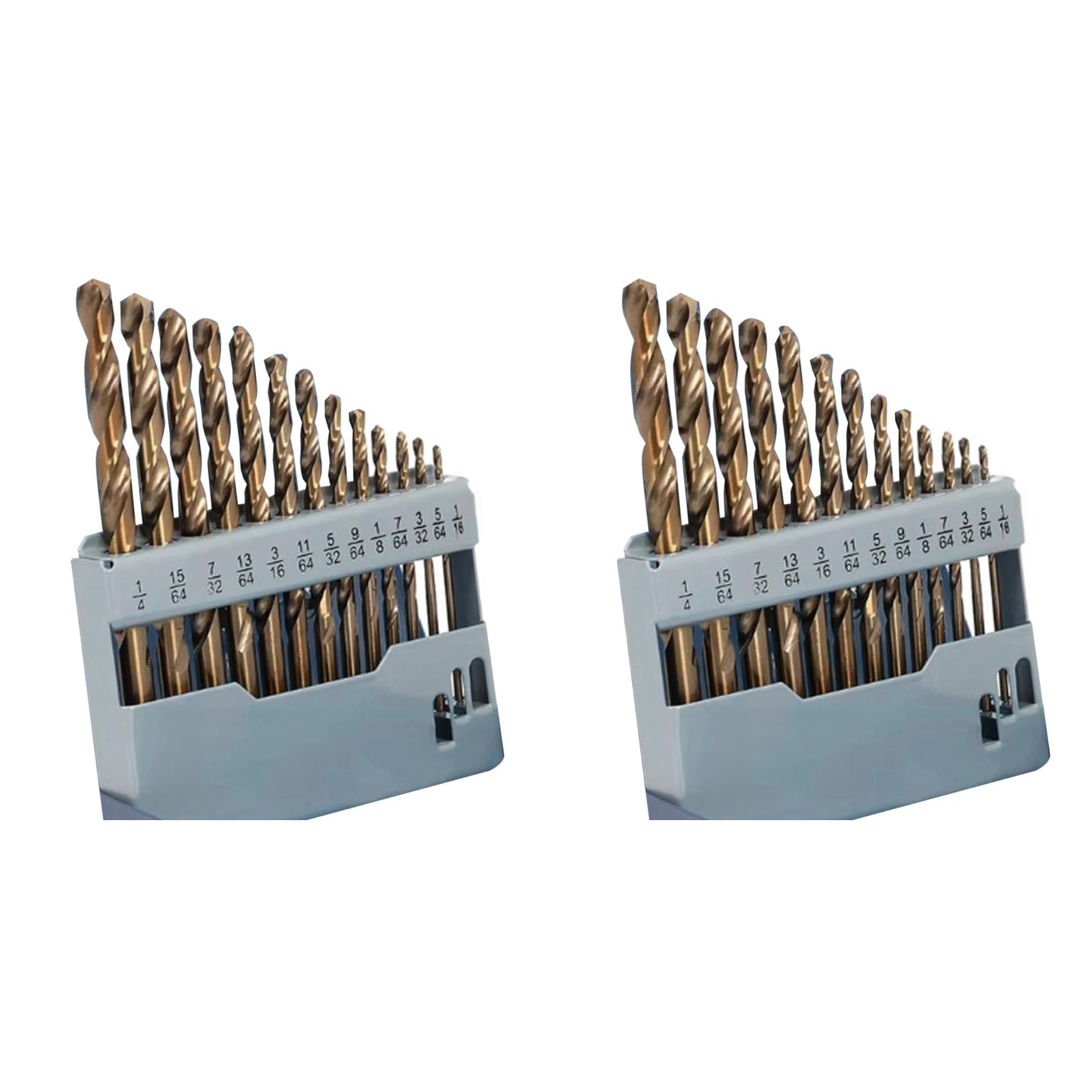Jnchdghwa As Shown Cobalt Drill Bits Set M35 High Speed Steel Twist Jobber Length For Hardened Metal, Stainless Steel, Cast Iron (26Pcs)