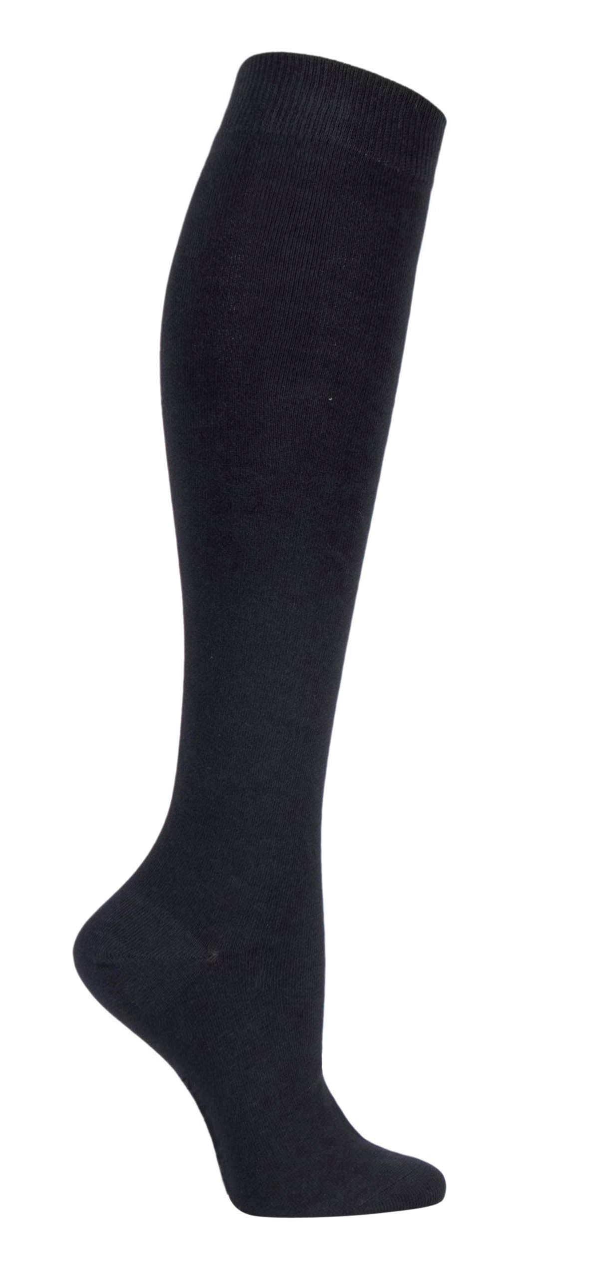 Fashion Review Men's Black Gimbles® 6 Pairs Long Lambswool Knee High Lycra Blend Socks Size Uk 6-11 (, 6)