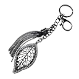 1PC Metal Leaf Pendant Key Chain Jewelry Small Hanging Ornaments Clothing Bag Hardware Accessories