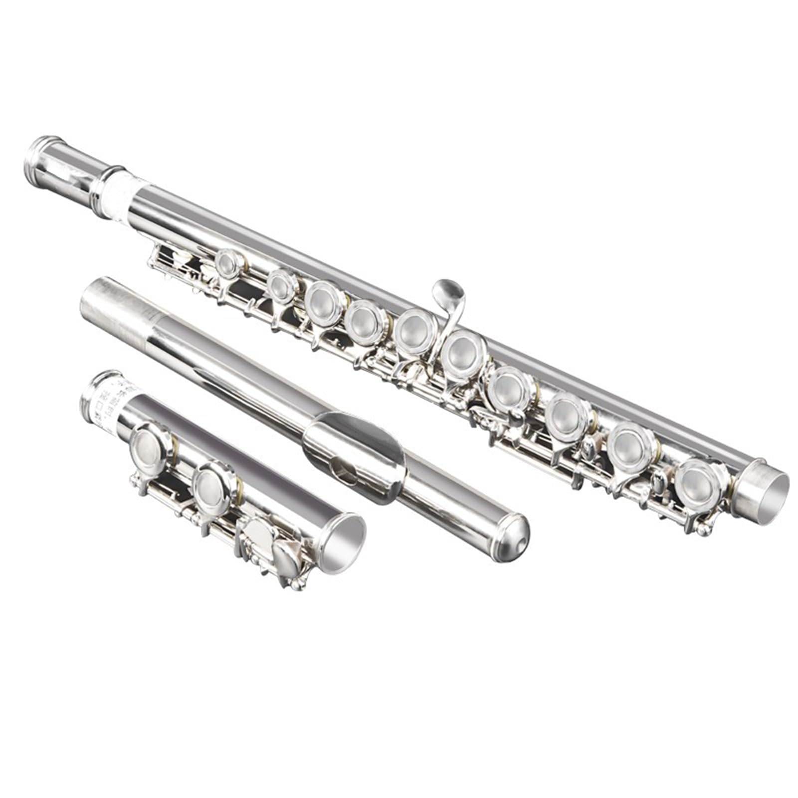 flauto traverso Flauto Per Strumento Musicale A 16 Fori Di Grado Prestazionale, In Argento Nichelato A 16 Fori Chiave E C
