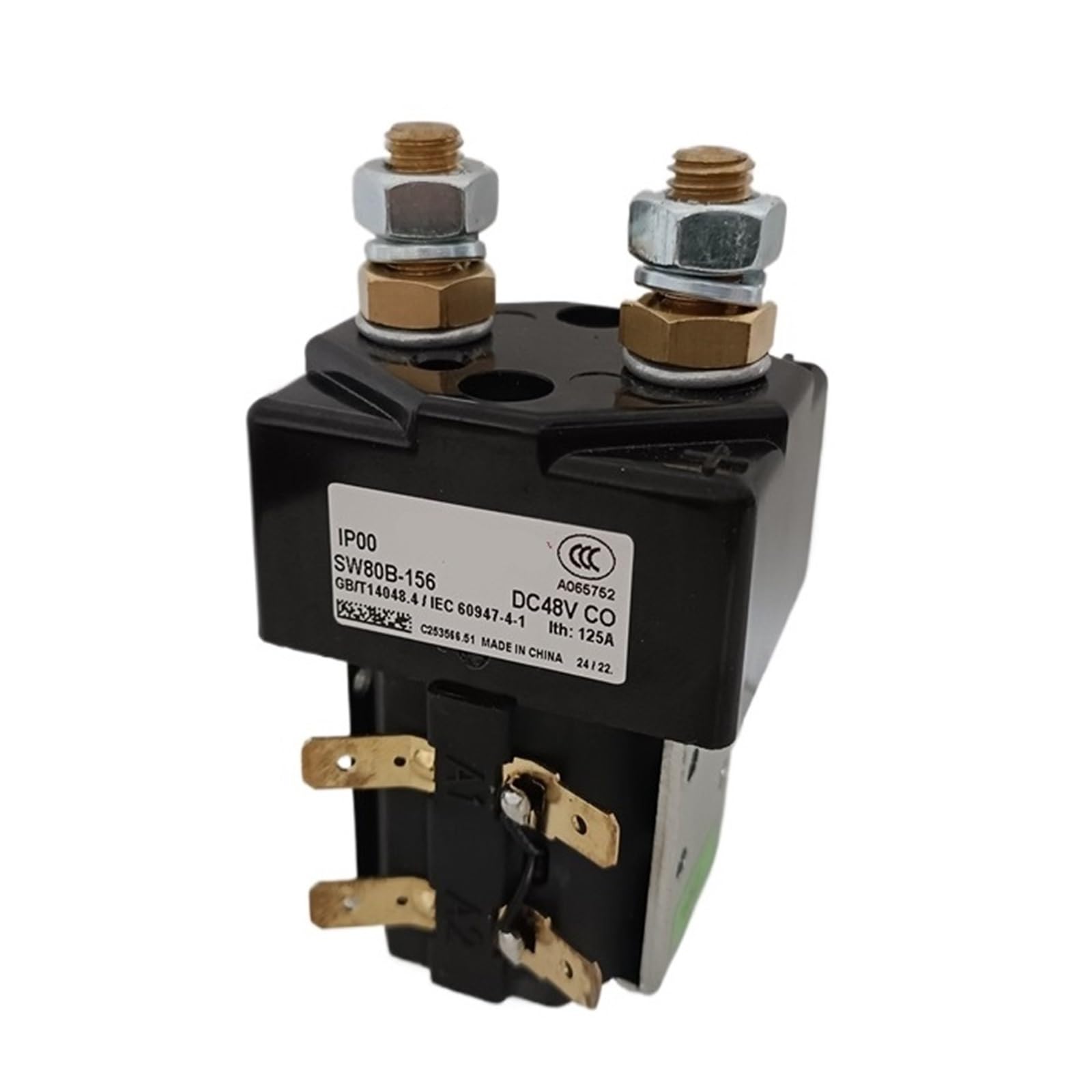 NACODLUL SW80 SW80B-156 48V Contactor 48Volt 125A Solenoid Relay