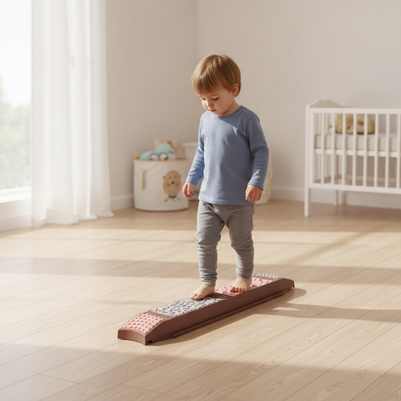 harayaa Puente Equilibrio Infantil | Didáctico, Tabla Coordinación Infantil, para Motricidad Gruesa, Sensorial, salones Escolares, Niños en Edad Preescolar