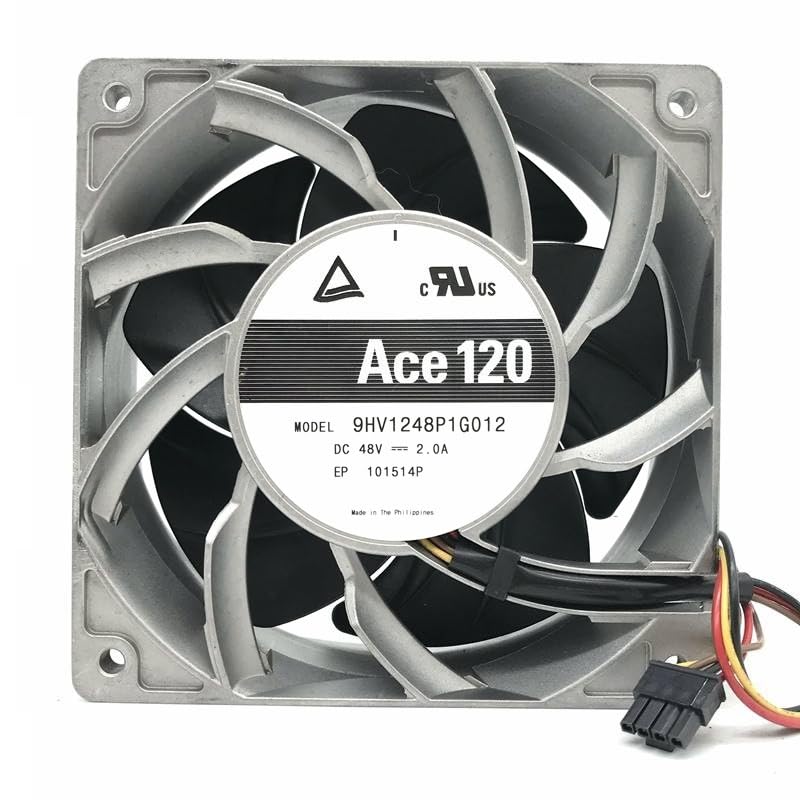 Ventilateur 9HV1248P1G012 48VDC résistant à la chaleur pour refroidissement onduleur 12cm