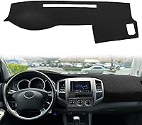 Fcovergurus F97 Custom Fit Dash Cover Mat for Toyota Tacoma 2005-2015 Black - Dashboard Carpet Protector