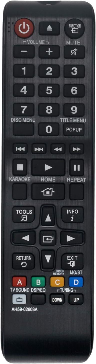 PERFASCIN AH59-02603A Remote Control Work for Samsung Blu-ray Player HT-HM55 HT-HM55/ZA HT-J4100 HT-J4500 HT-J5500 HT-J5500W HT-FM45 HT-FM45-ZA HTF-M45/ZA HT-H4500 HT-H4500/ZA HT-H5500W HT-H5500W/ZA