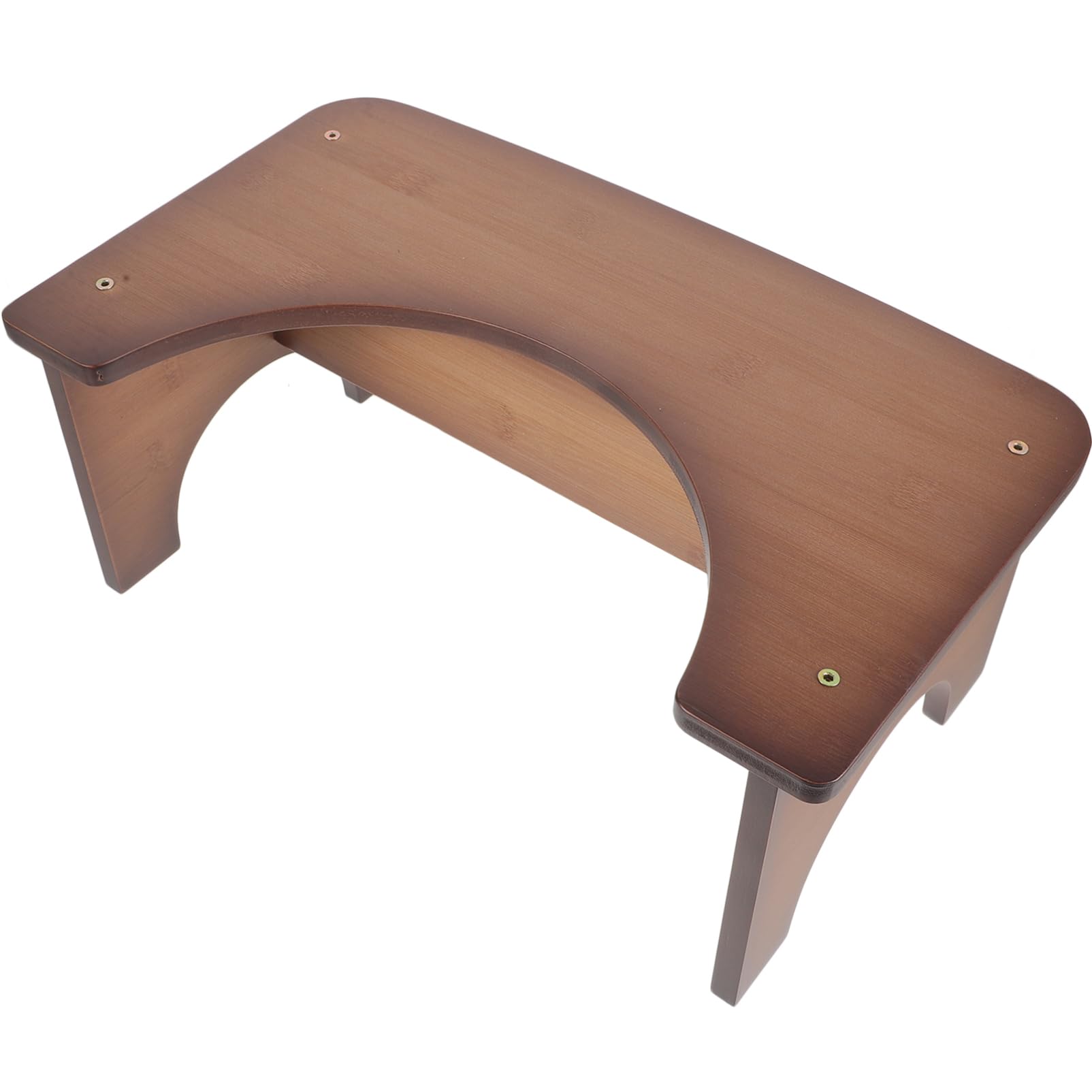 IWOWHERO Bamboo Poop Stool for Bathroom Step Stool for Adults Stool for Toilet Comfortable Stable