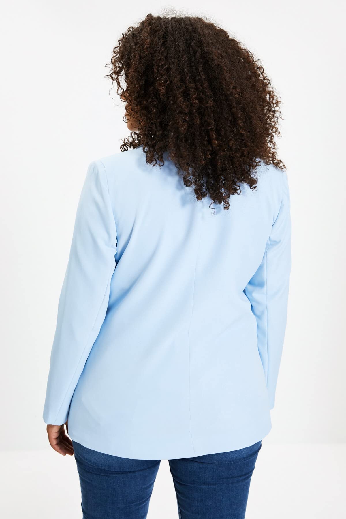 Trendyol Veste Blazer avec Boutons Verts Trendyol Green Button Veste Blazer Détail Vert Femme
