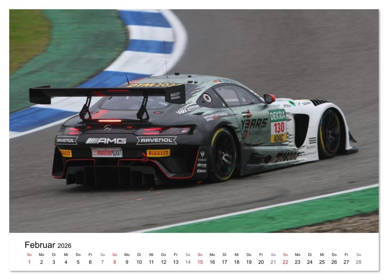 Deutsche Tourenwagen (Wandkalender 2026 DIN A3 quer), CALVENDO Monatskalender: Fotos aus der DTM (CALVENDO Sport)