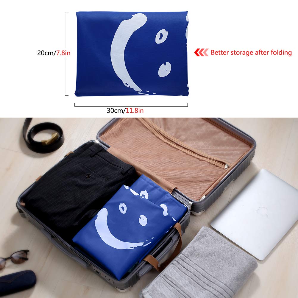 Borsa Per Biancheria Da Viaggio 120L - Sacchetto Lavabile Per Indumenti Sporchi, Leggero E Pieghevole