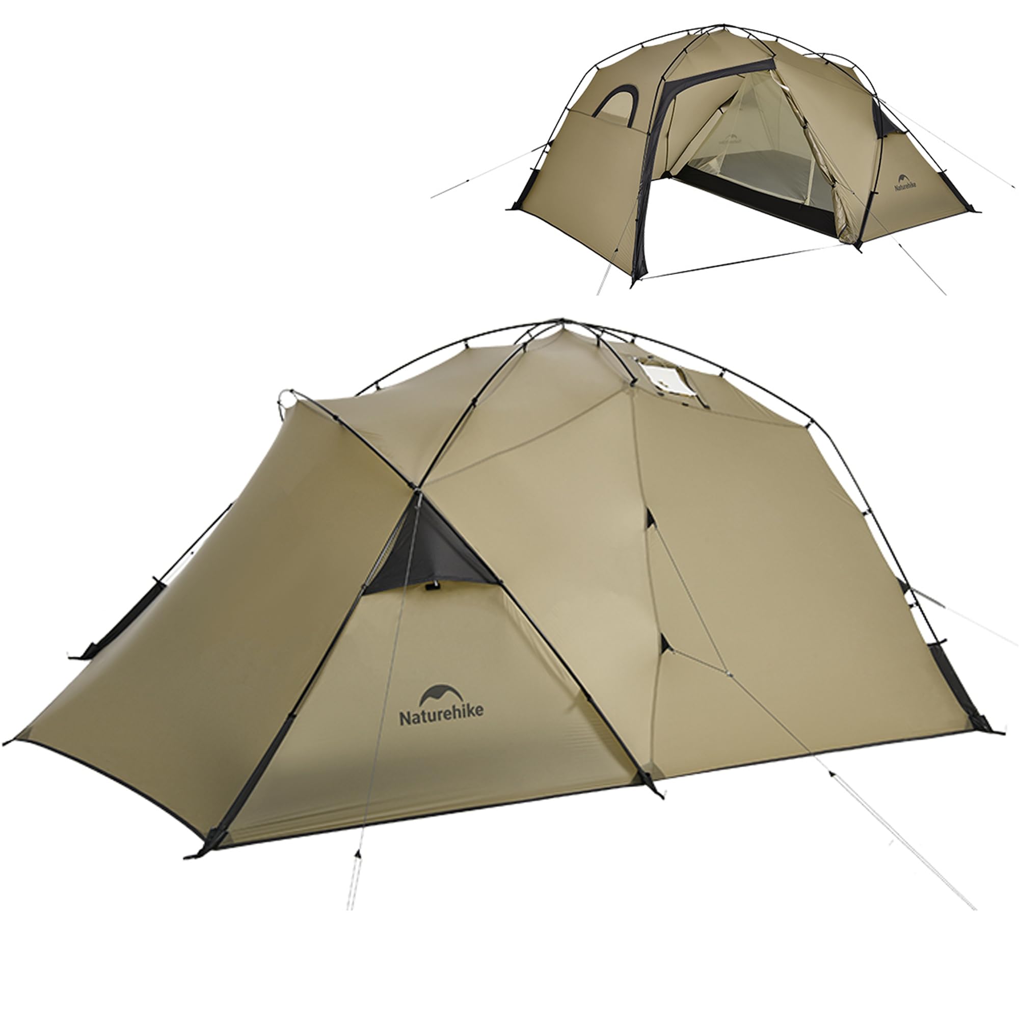 Amazon.co.jp: Naturehike テント 煙突穴付き 2.24kg超軽量 2.8