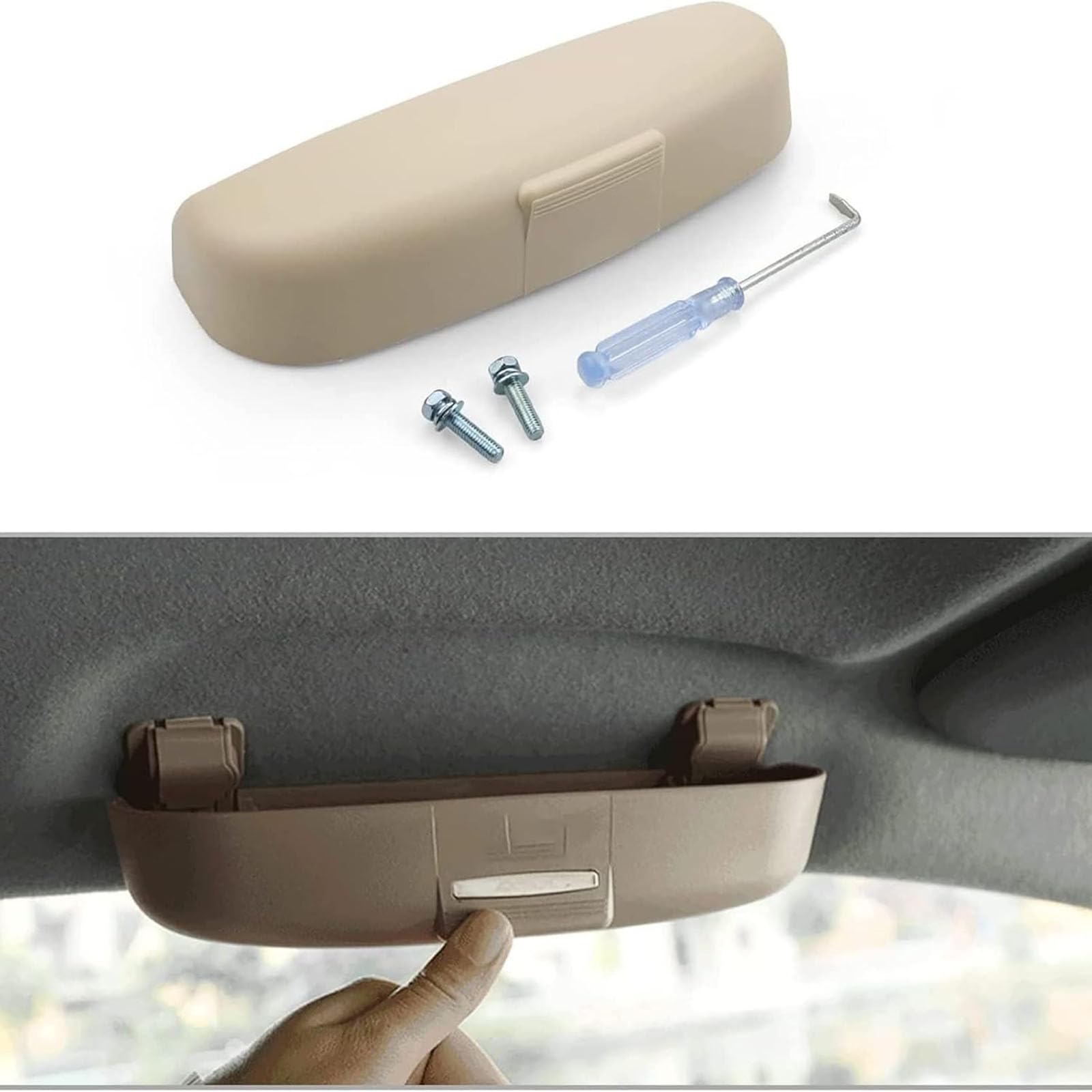 Boîte de Rangement Lunettes BMW avec Protection Intérieure Antichoc