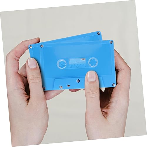 Miniatura 4 de VICASKY 2pcs Retro Music Decor Cassette Tape Box Blank Audio Tapes for Music Party Table Centerpiece