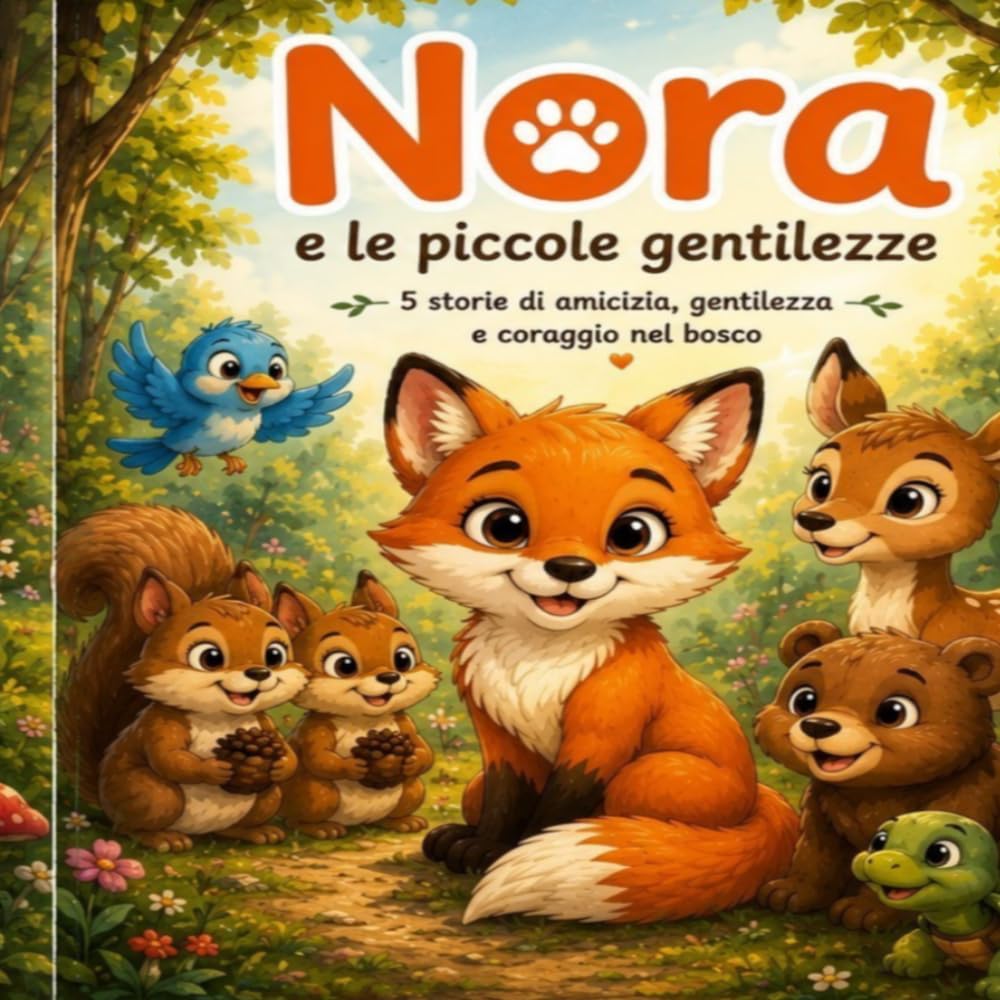 Nora e le piccole gentilezze: 5 storie di amicizia, gentilezza e coraggio nel bosco