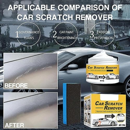 Cera reparadora para rayones de auto, kit de reparación miniatura 5