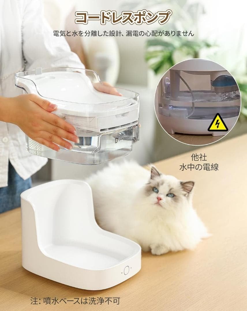 Amazon.co.jp: 未開封 Petgugu PFL1 WiFiペット用自動給水器/アプリ