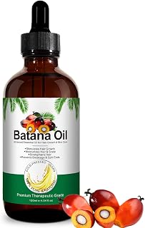 Batana oil for hair cold pressed 120 ml, stimulates hair growth, clean Batana oil for moisturizing and repairing dry, damaged hair and skin care