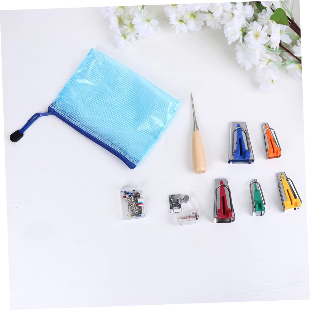 Operitacx Bias Tape Makers for Quilting Sewing Ban Tape Maker for Rug Binding Trim