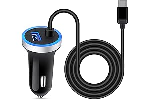Anker USB C Car Charger with 3ft Type C Cable for Google Pixel 4 3a
