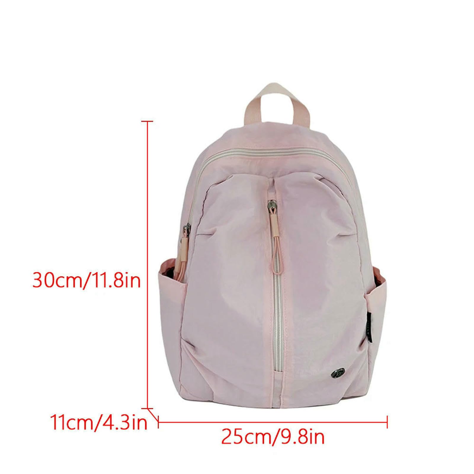Zaino Leggero E Minimalista, Elegante Durevole da Viaggio Unisex per Escursionismo, Uomo Donna, Uso Quotidiano All'aperto-Cachi
