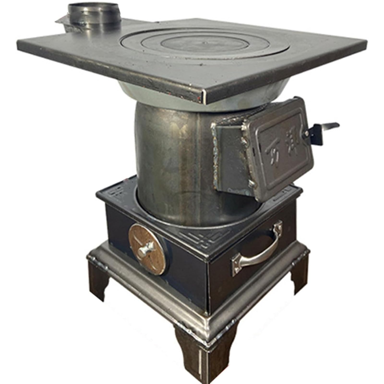 Amazon.co.jp: 薪ストーブ 二次燃焼 暖炉 室内 鋳物薪ストーブ 薪