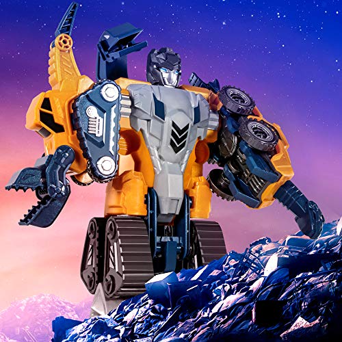 Miebely MBL-207C Toddler Robot Construction Vehicles Set – 5Pcs Transforming Robots For Kids - Magnetic Toys thumb #4