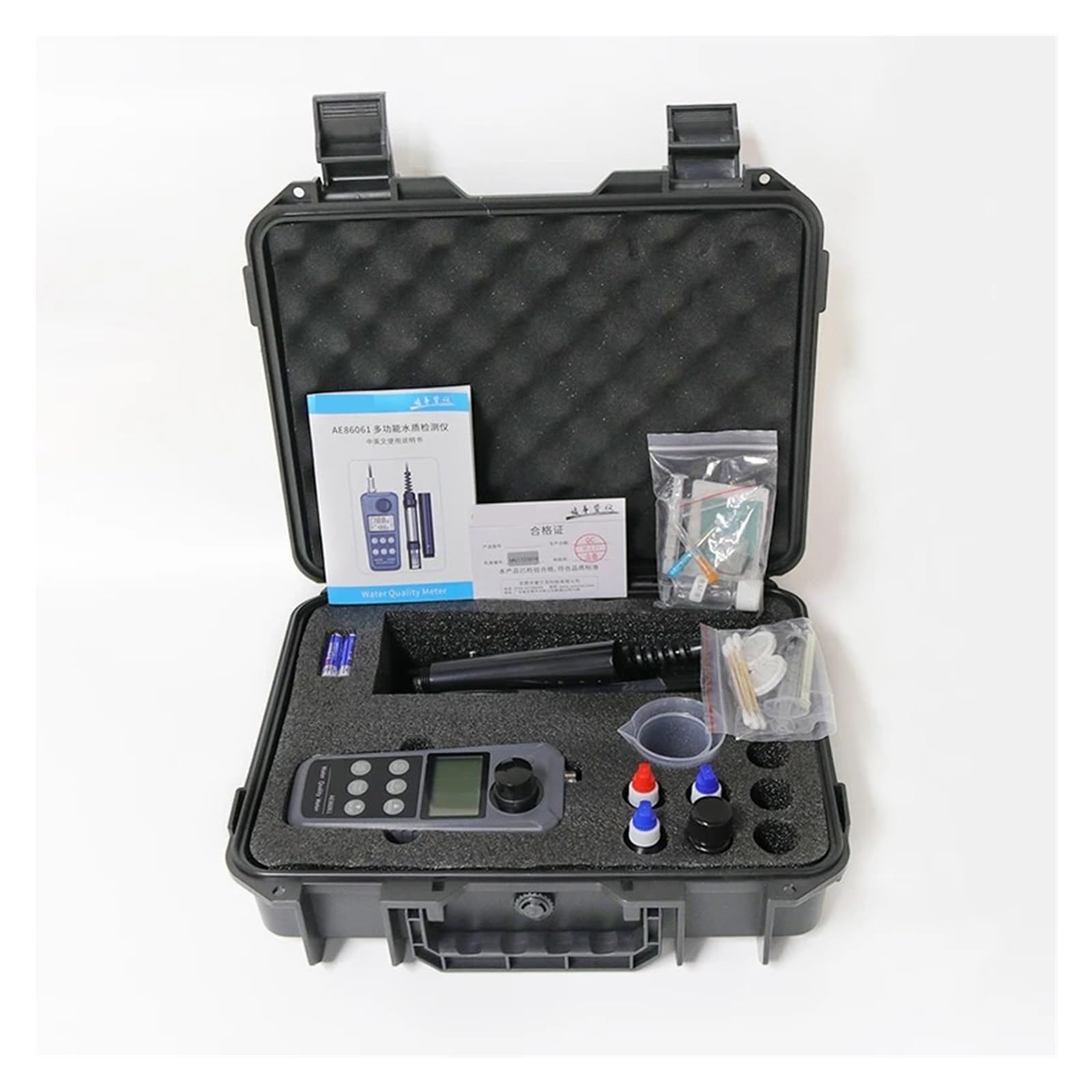 Multiparameter PH/Temp/Ammoniak/Nitrit Gelöst Sauerstoff Meter Wasser Qualität Tester for Aquarium Aquakultur Aquarium für die Pflanzenweinindustrie