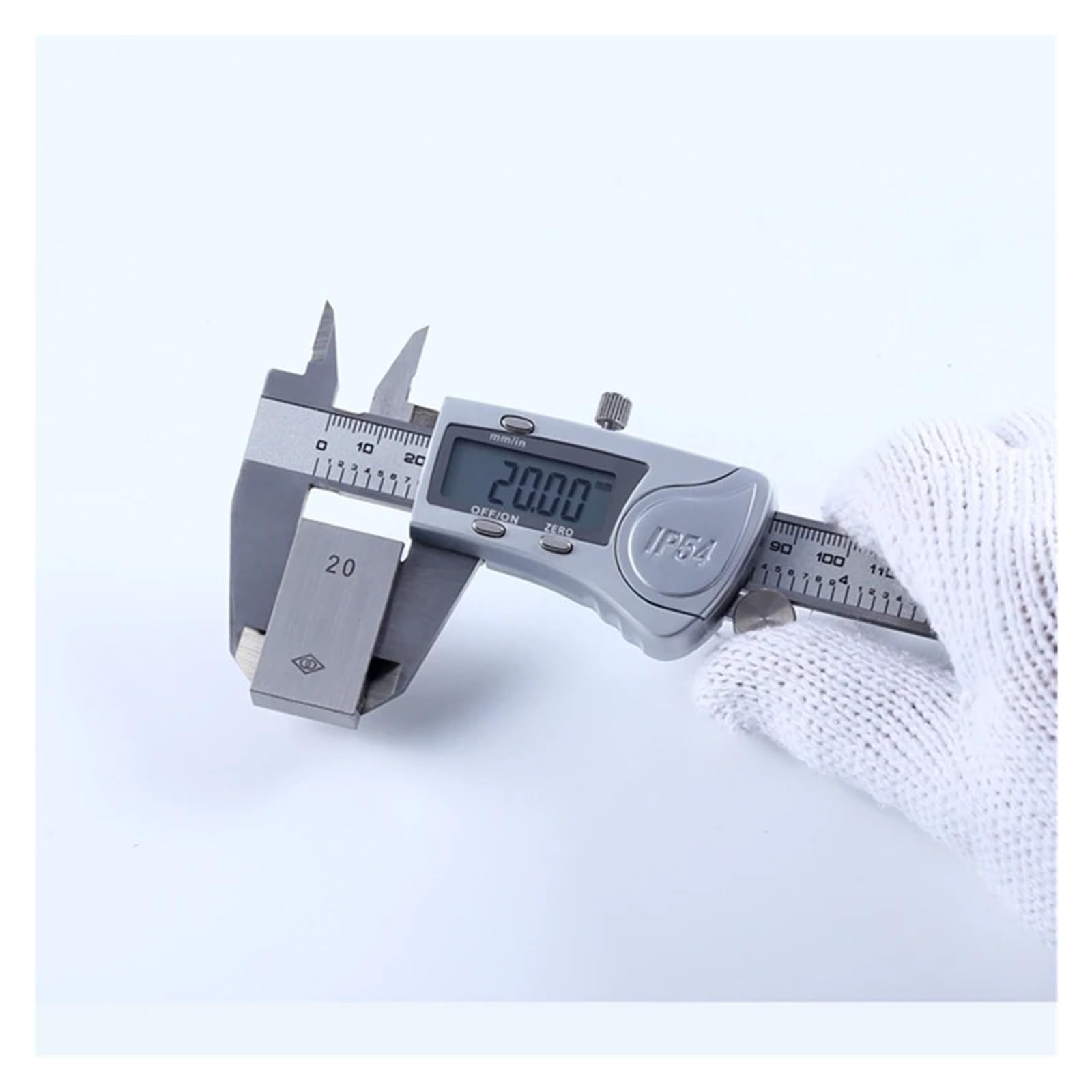 Pies de Rey Calibradores Vernier Digitales electrónicos de Acero Inoxidable 150MM, Regla medición Industrial Resistente al Agua IP54 6 ", 0,01mm