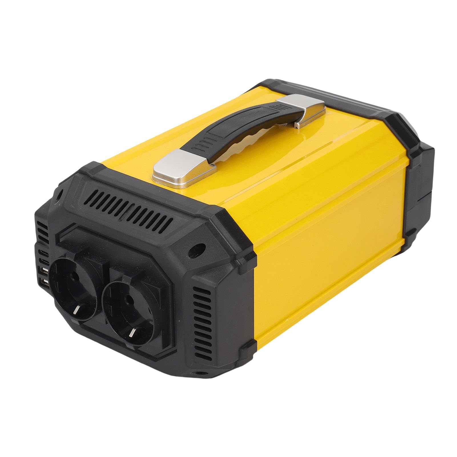Keenso Przetwornica Mocy 800 W, Czysta Fala Sinusoidalna ABS Przetwornica Energii Słonecznej 12 V do 220 V z Wyświetlaczem LCD, Szybkie ładowanie Dual AC Dual USB, do Samochodów, łodzi, Wycieczek