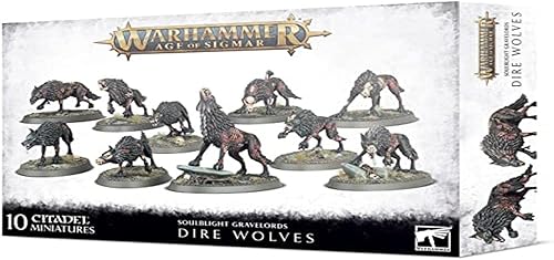 Warhammer Age of Sigmar Juegos Taller Soulblight Gravelords: Lobos nefastos