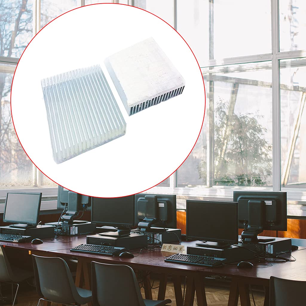 Aluminum Alloy Heatsink Cooling Pad Led Chip Cooler Computer Radiator Heat Sink Cooler with Thermal Conductive Kit Fins Heatsink Aluminum Fin Comb Fan Brushless