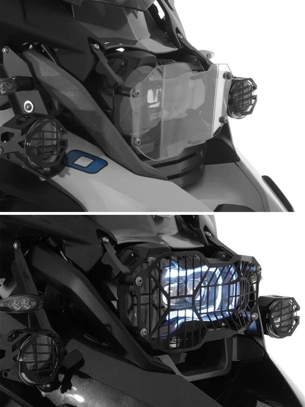 Griglia Faro Motociclo Faro Protezione Della Protezione Per BMW R1250GS R1200GS Per Adventure Gs1200 R 1200 1250 GS/Adv LC 2013-2022 Copertura Griglia Di Protezione Faro Motociclo Guard (Colore : A M