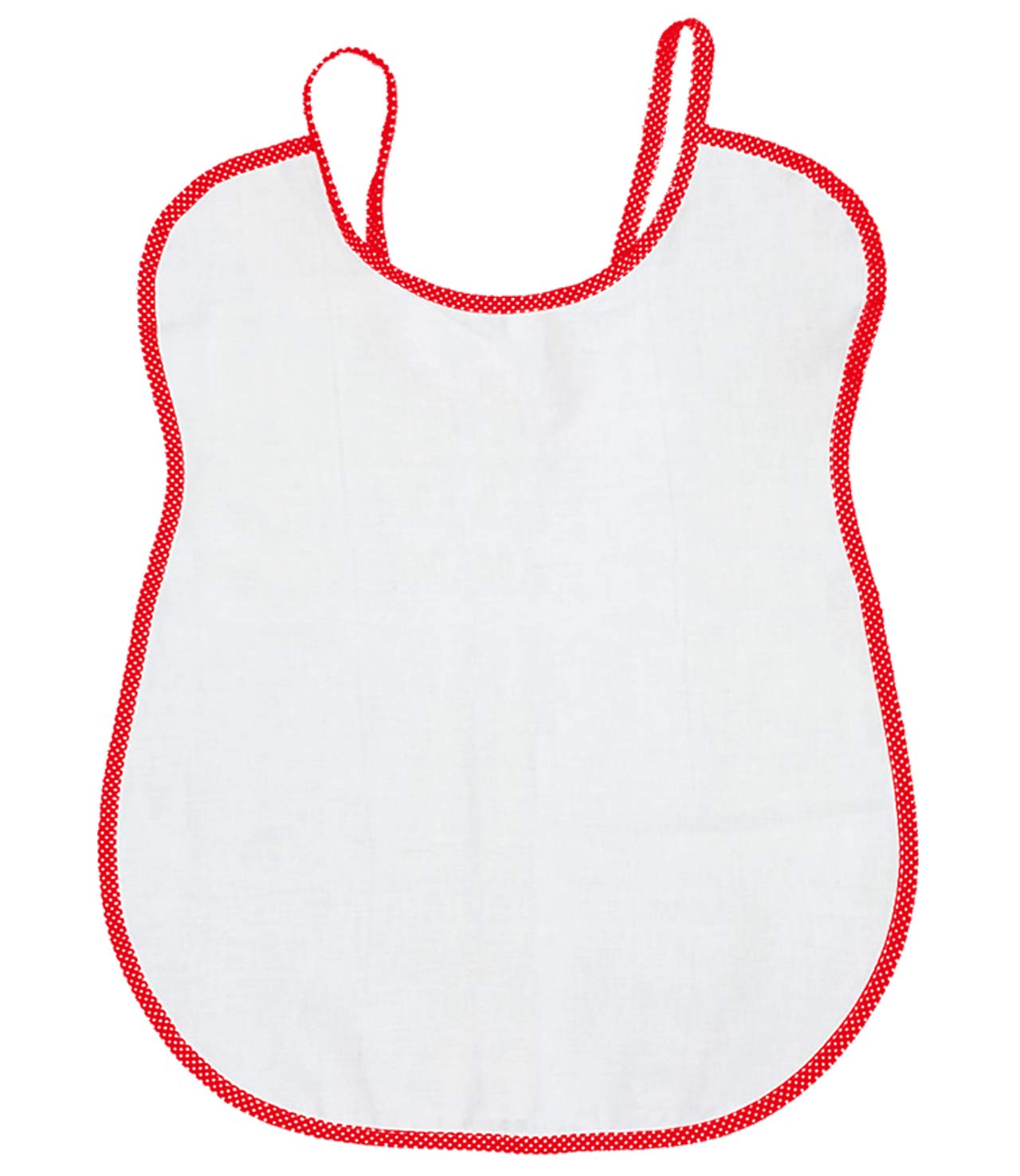 SET 3 pezzi Bavaglione/Bavaglino per Adulti,Anziani, non stampato, per protezione abiti, cotone 100%, MADE IN ITALY, doppio strato,jersey più spugna,dim.53x49 cm. COLORI: giallo, rosso e verde