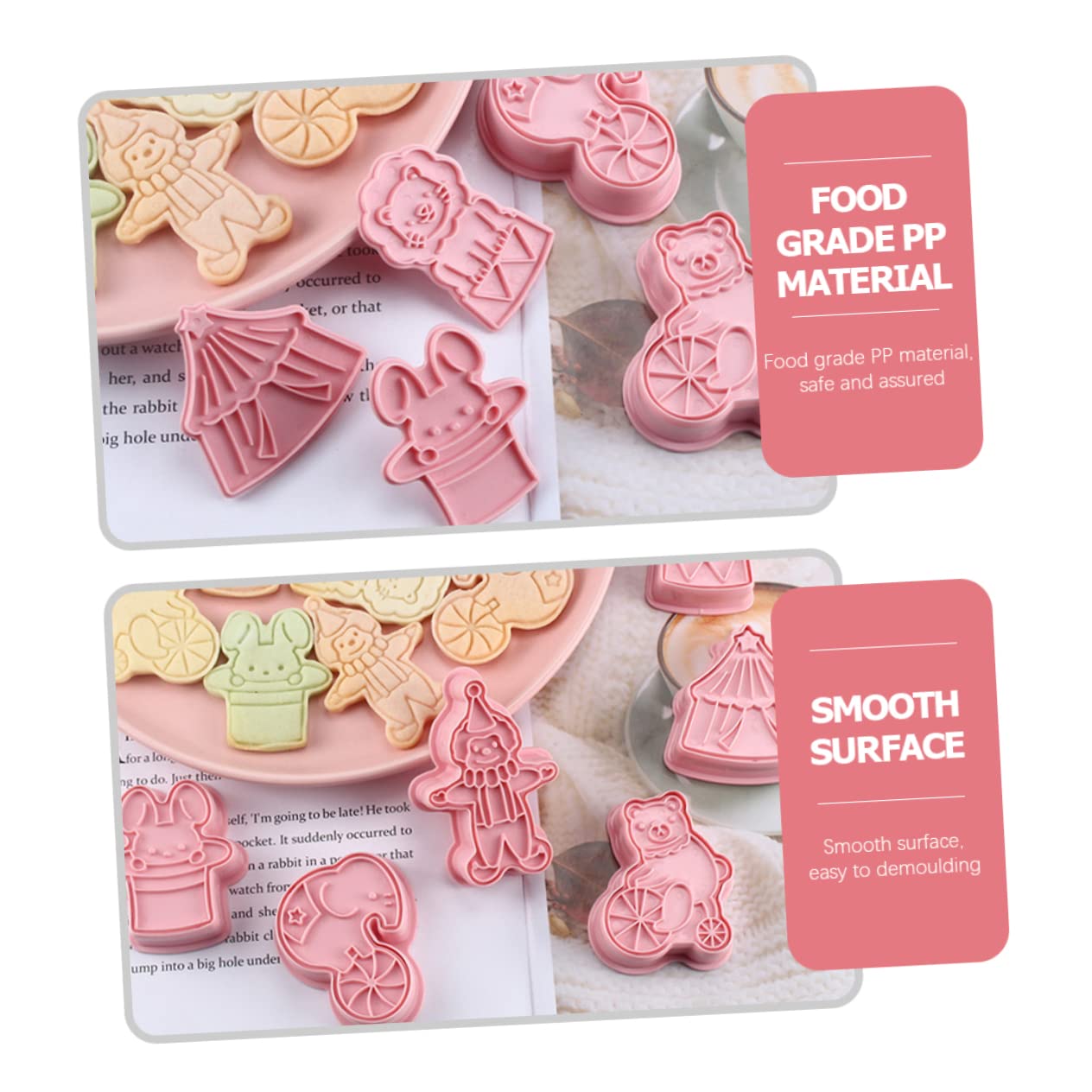 IMIKEYA 30piezas Cortadores De Galletas De Fiesta De Para Hornear Cookies Divertidas y Fondant Para Celebraciones y
