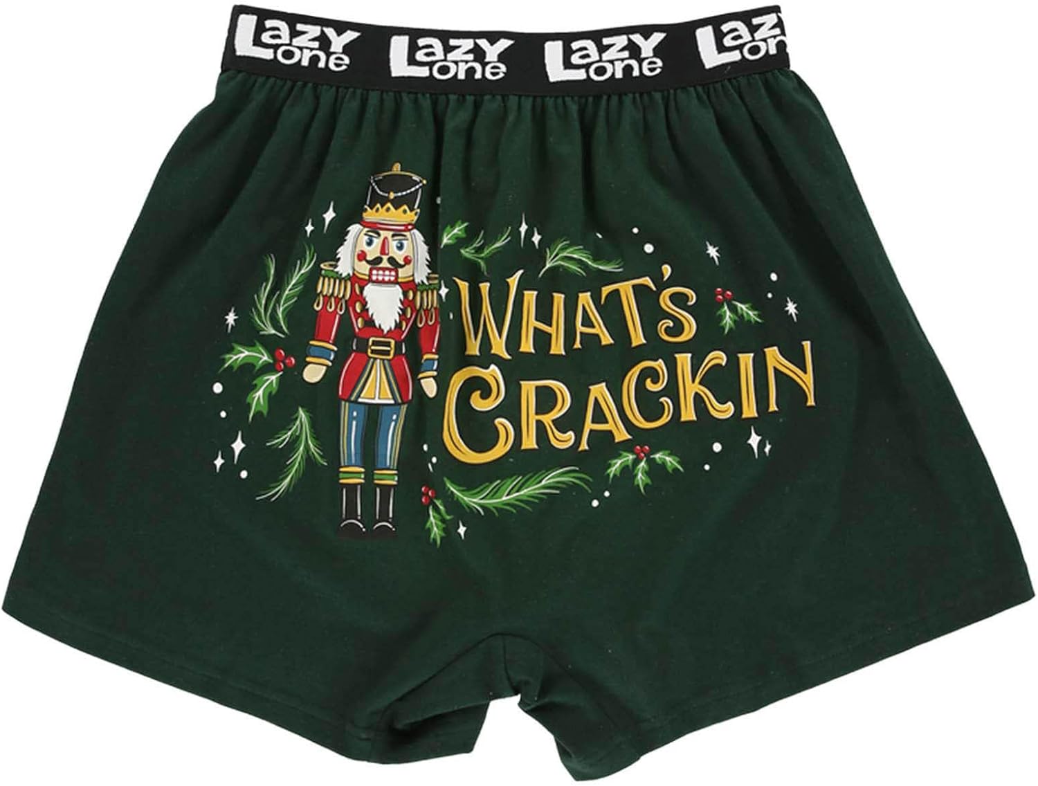 Lazy One Funny Animal Boxers, Humorous Underwear, Novelty Boxer Shorts, Gag Gifts for Men