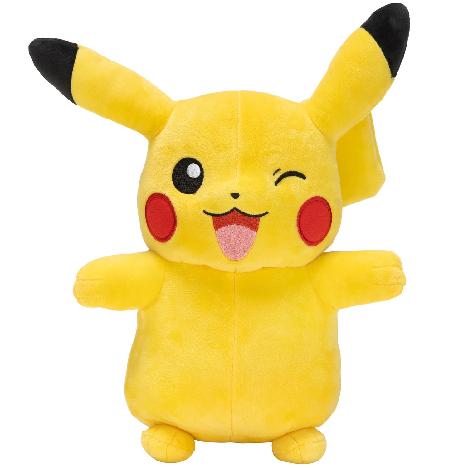BANDAI - Pokémon - Peluche Pikachu 30 cm Toute Douce - Pokémon Pikachu Licence Officielle - Idée Cadeau Peluche Enfants Ados ou Adultes - Jouet Enfant 2 Ans et + - PKW97730