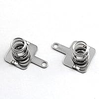 Vista 3 de 50pcs AAA Batería Positivo-Negativa Conversión Contacto Primavera Níquelado Placa 0.394x0.354 in