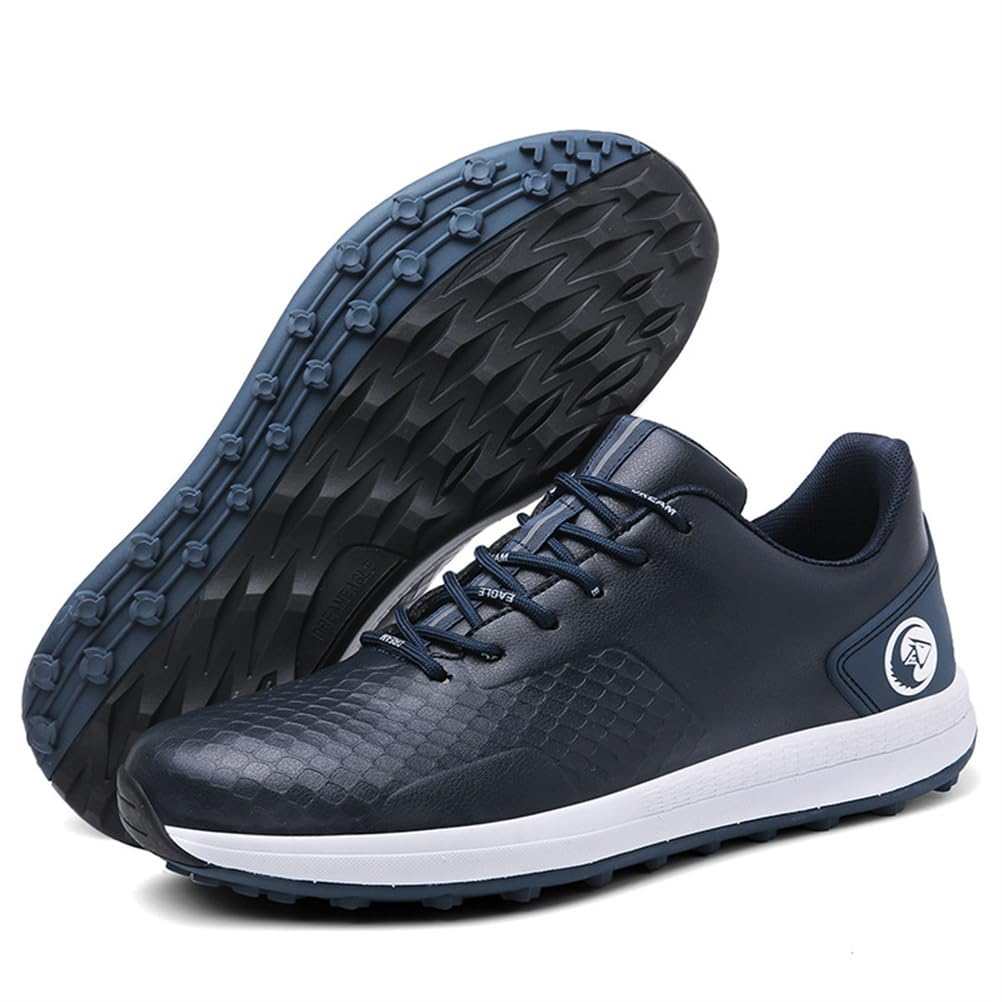 Scarpe da Golf Impermeabili per Uomo Scarpe da Ginnastica da Golf Professionali da Tennis Spikless Calzature da Passeggio All'aperto