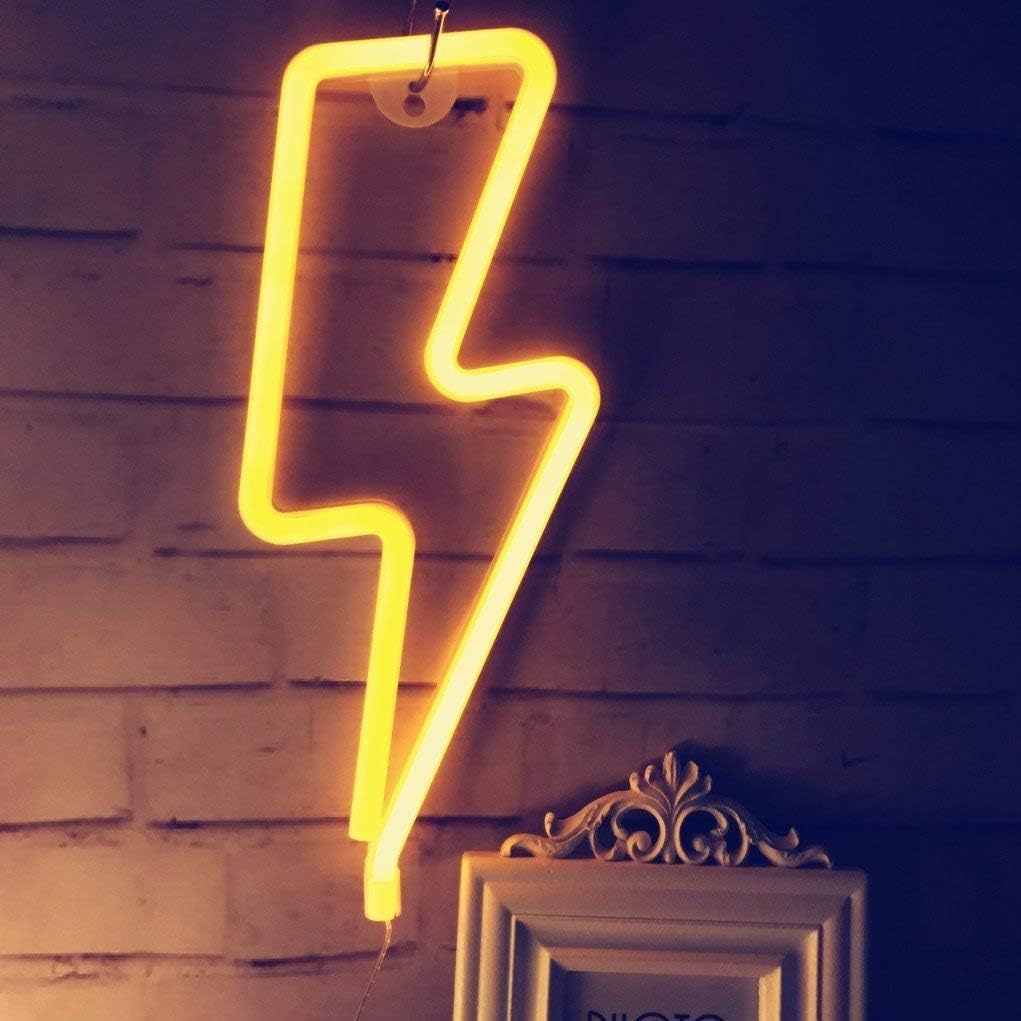 LED Neon Sign Night Light, Battery and USB Powered Signs Neon Lamp Decorative Neon Sign wall Lamp(Lighting, Warm White)