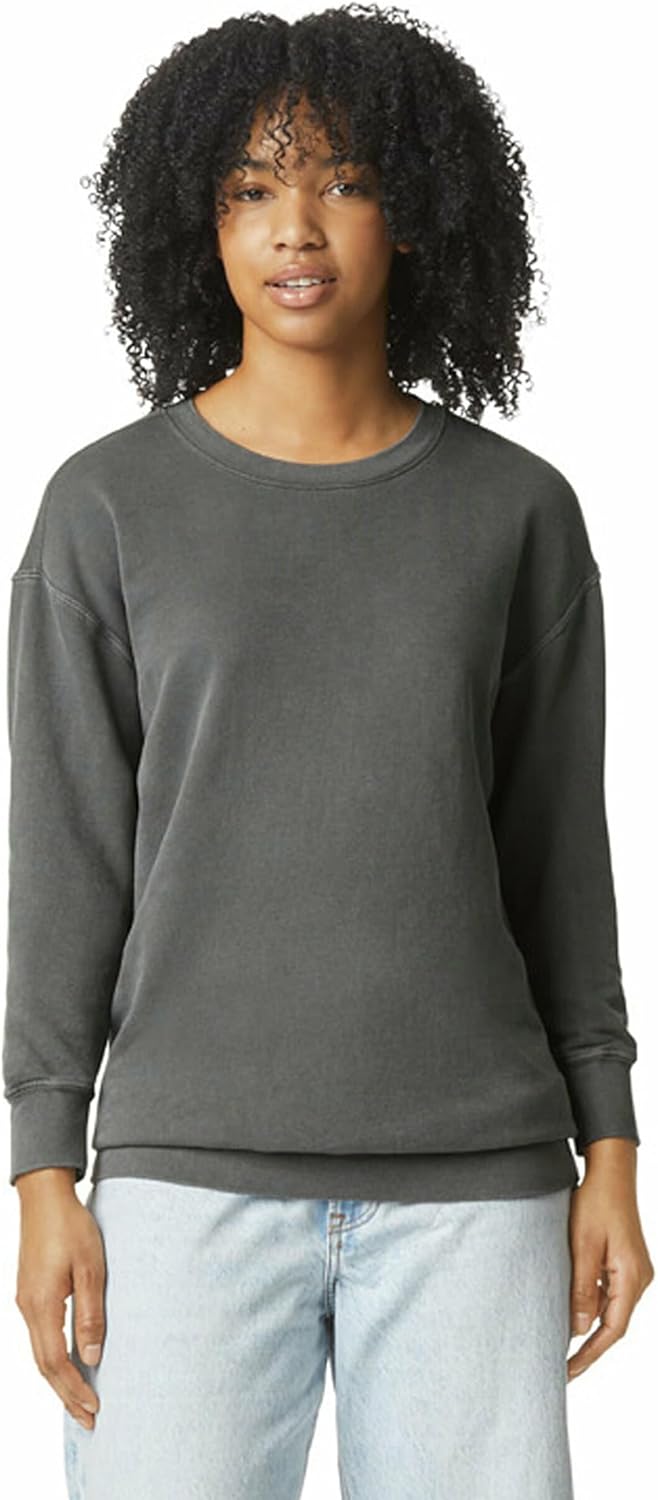 Comfort Colors unisex-adult Lightweight Cotton Crewneck Sweatshirt, Style G1466