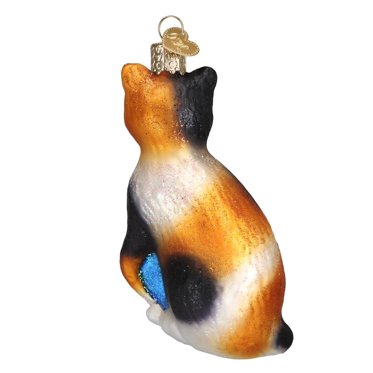 Old World Christmas Ornaments: Cat Lover Collection Glass Blown Ornaments for Christmas Tree Calico Cat, Multi Color, 4.250 - Image 3
