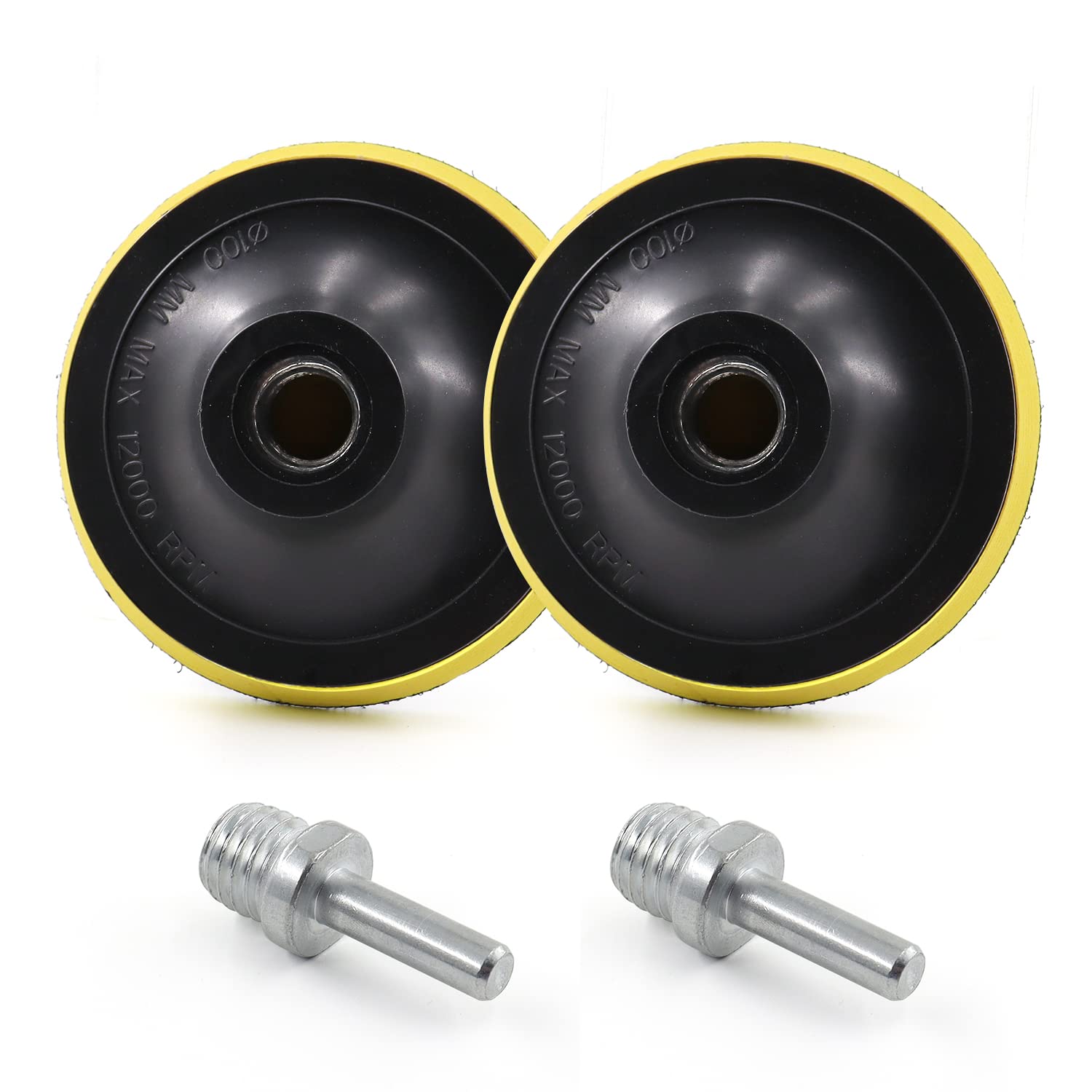 Coussinets auto-agrippants de 10,2 cm filetage 5/8-11 pour restaurer facilement du béton brut