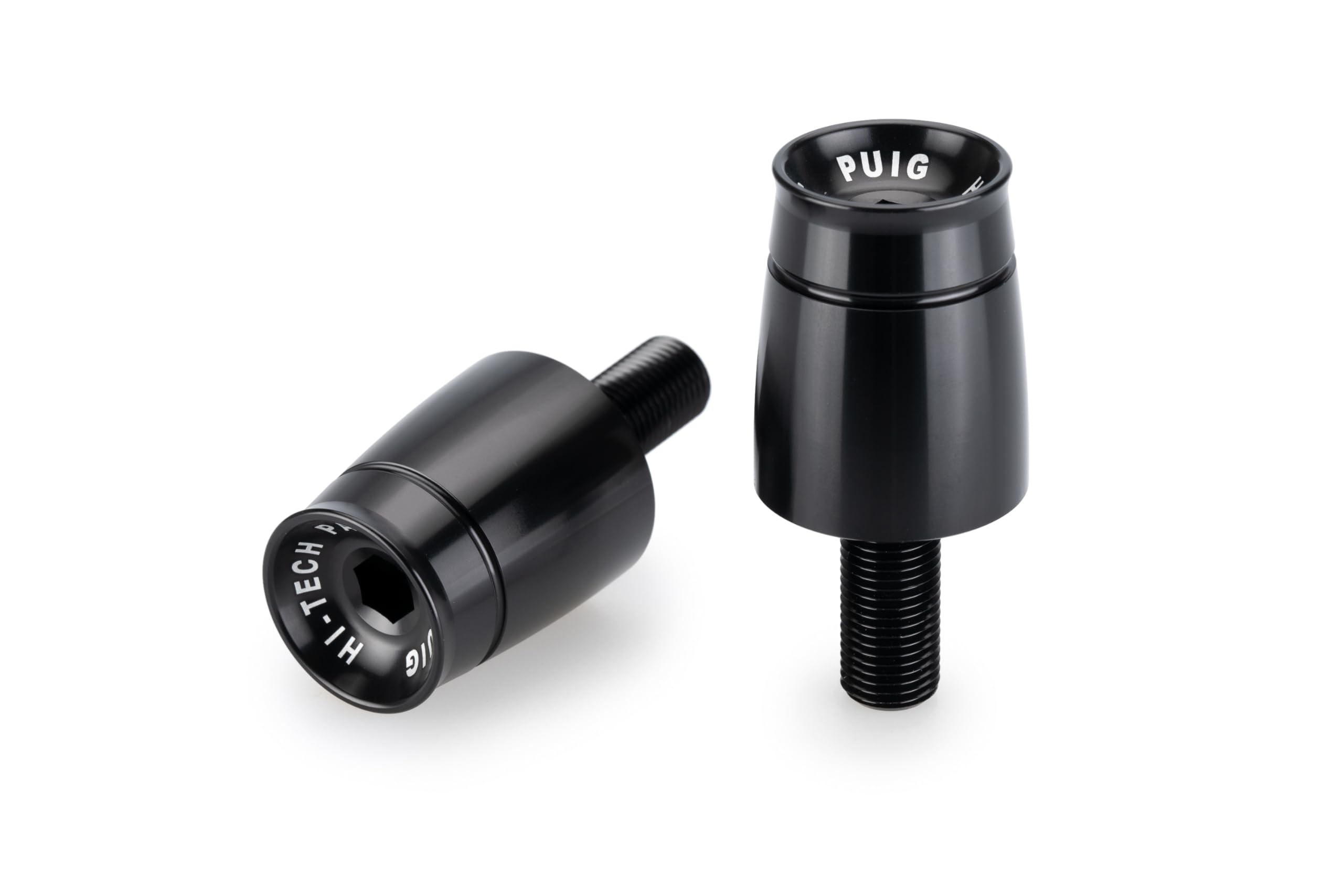 Puig Black Speed Bar Ends - Short - Suzuki GSX 8S 2023-2025