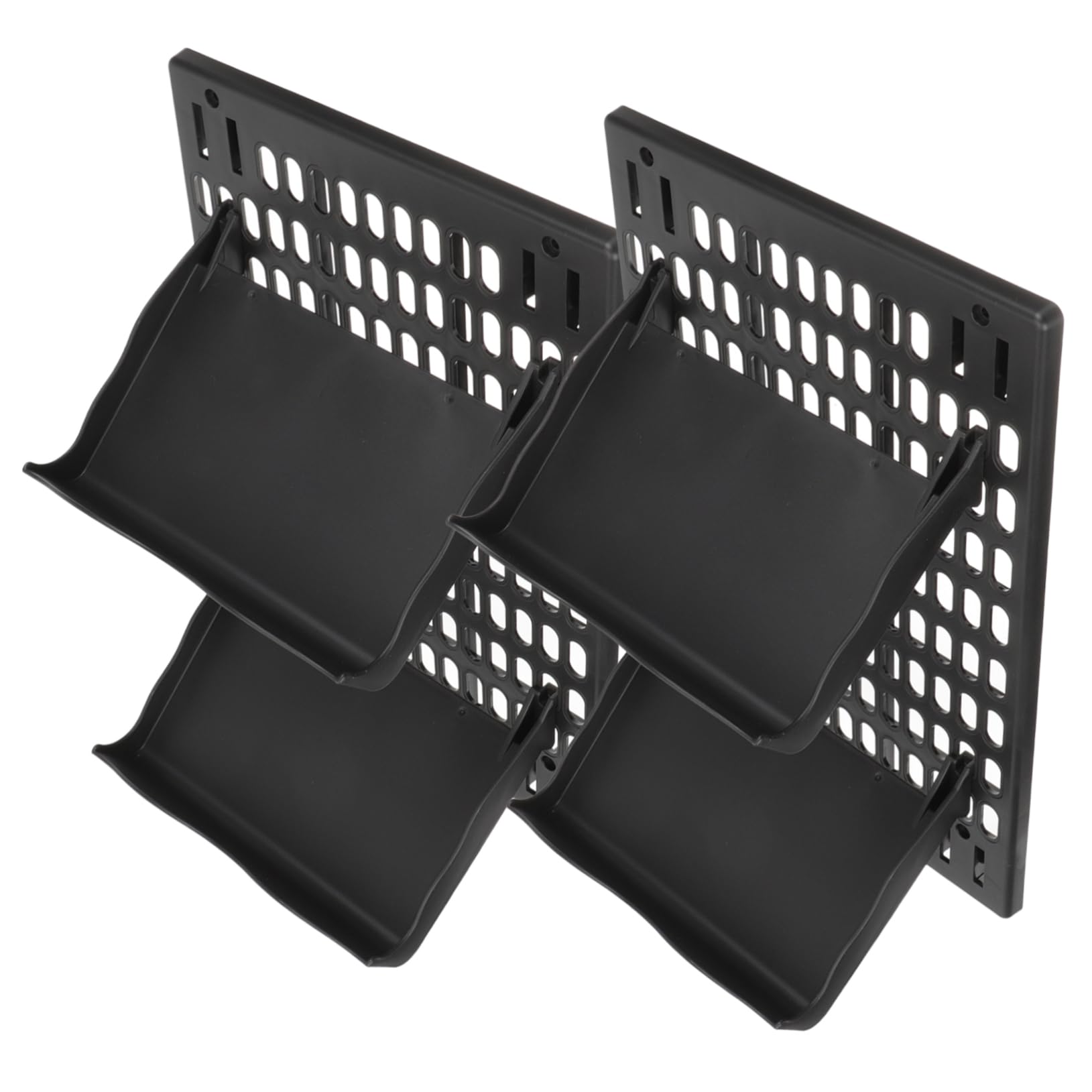 MUSISALY Shoe Organizer Wall Mount Entryway Rack 1 Set Slippers Casual Shoes Storage Easy Install