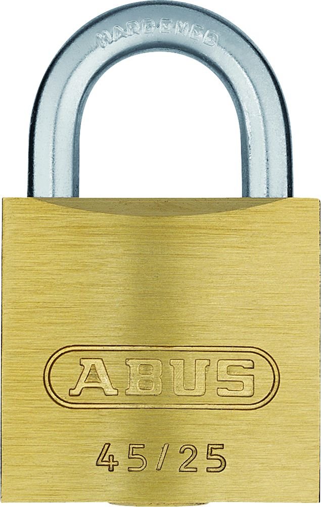 Abus Single 5081 Brass Padlock 45/25 Sb Size: 25 Mm