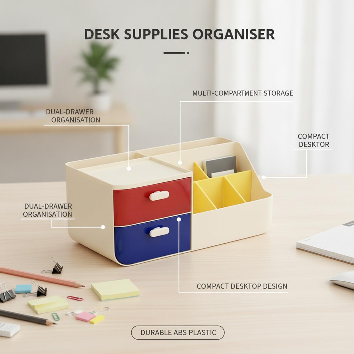 Organizador de Escritorio, 1 PC