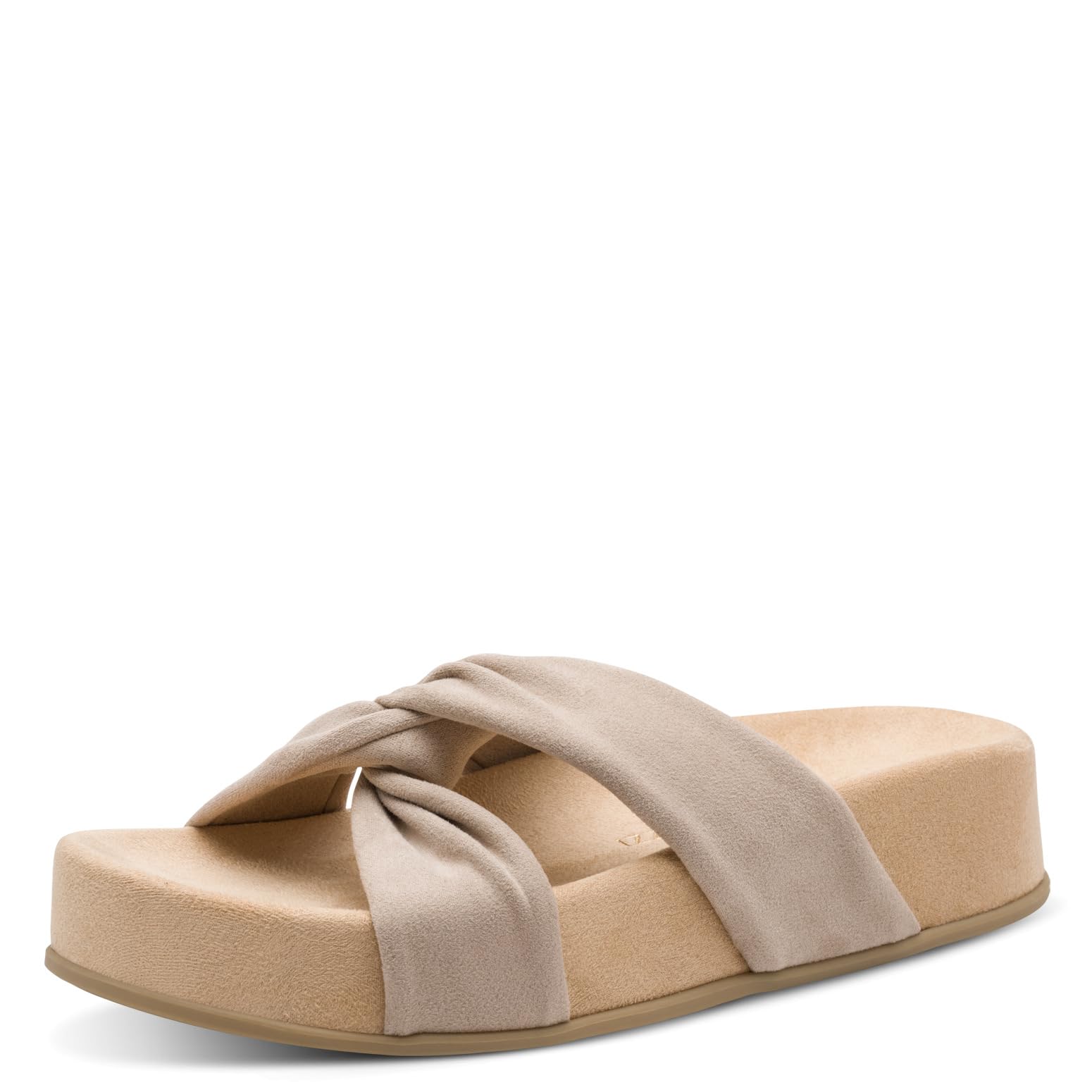 Marco Tozzi Women's Sandal Soft Feel Me Footbed Soft Lining Modern, Beige (Dune), 8.5 UK