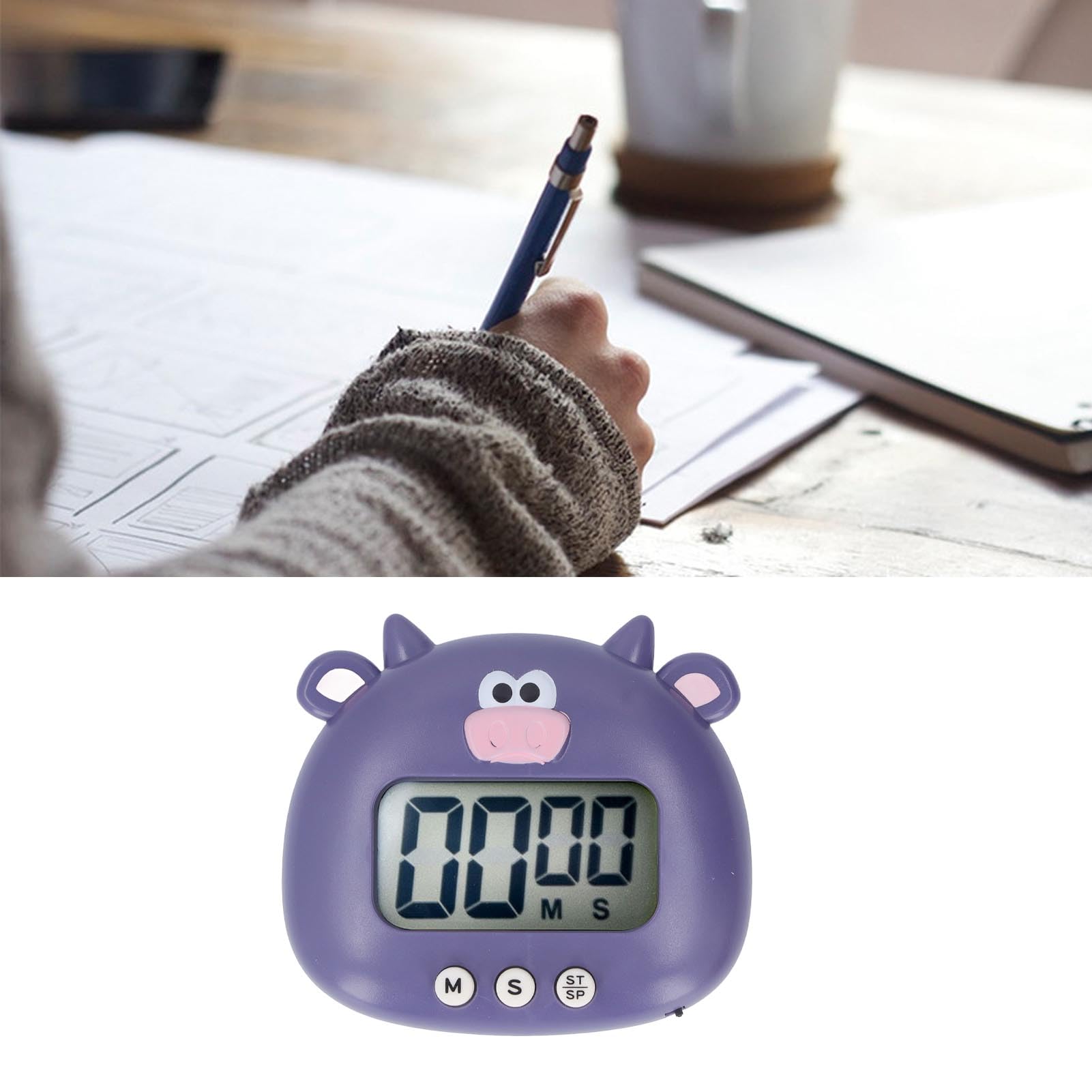 HEEPDD Timer Digitale Keukentimer, Cartoon Animal Design