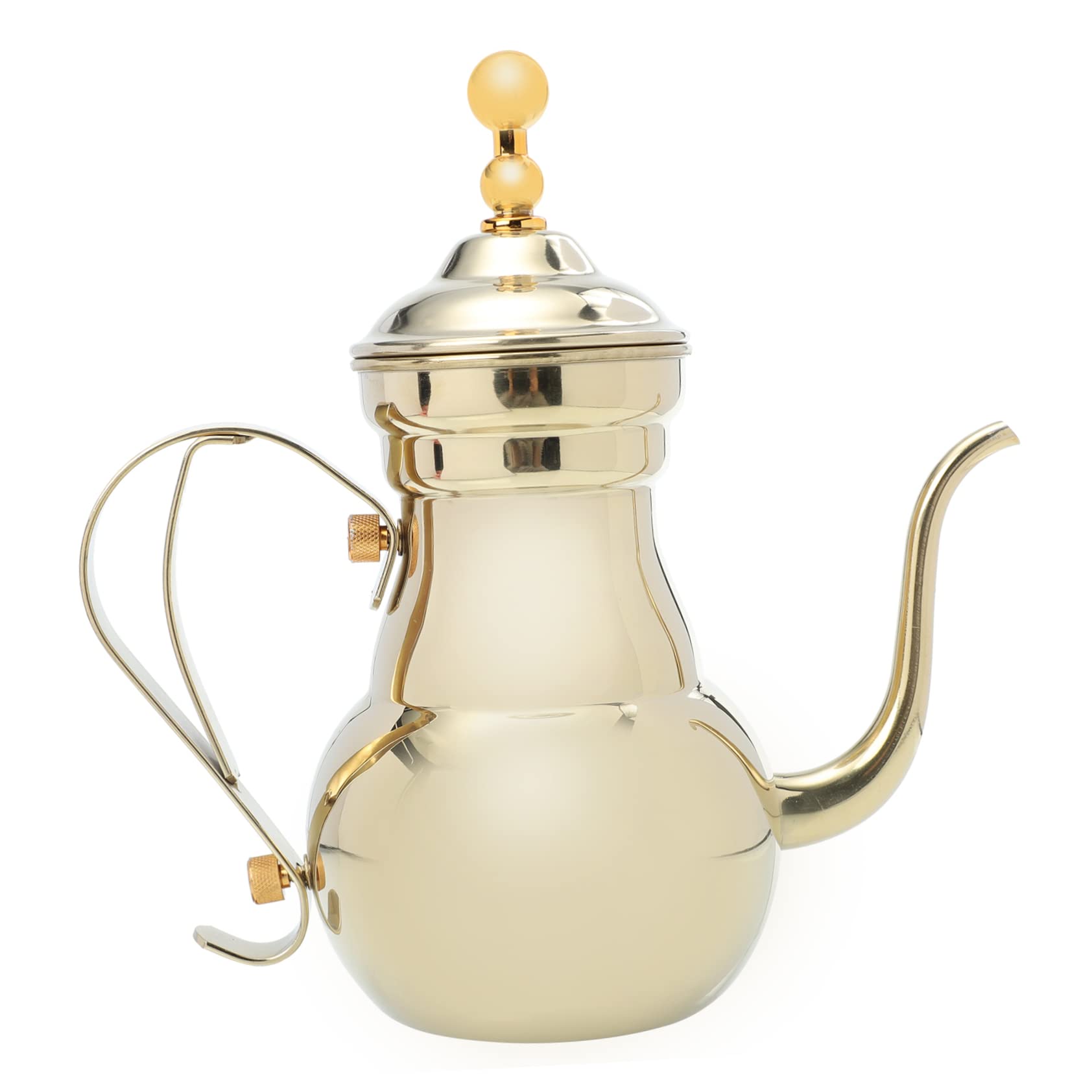 BESPORTBLE Arabic Coffee Pot Hand Drip Coffee Kettle Manual Coffee Maker Boiling Kettle Kitchen Tea Kettle Turkish