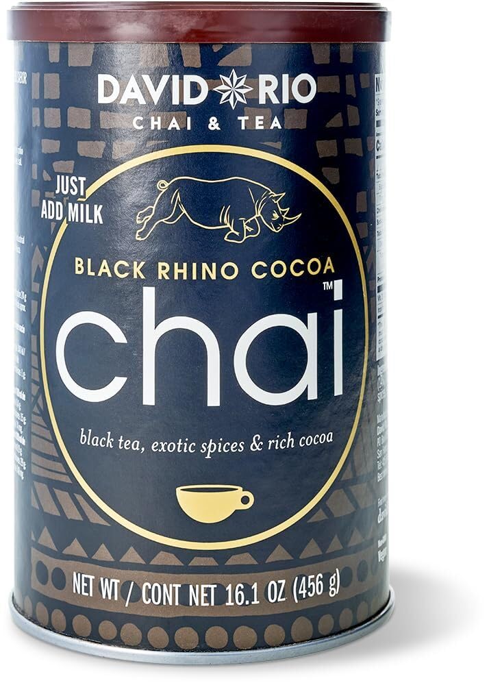David Rio Black Rhino Cocoa Chai Tin 398g